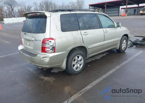 2003 Toyota Highlander V6 from USA, damaged, VIN JTEGF21A830084679